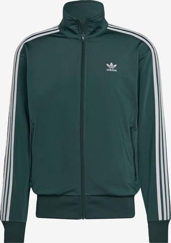 ADIDAS ORIGINALS Sweatjacke 'Adicolor Classics Firebird' in Grün: predná strana