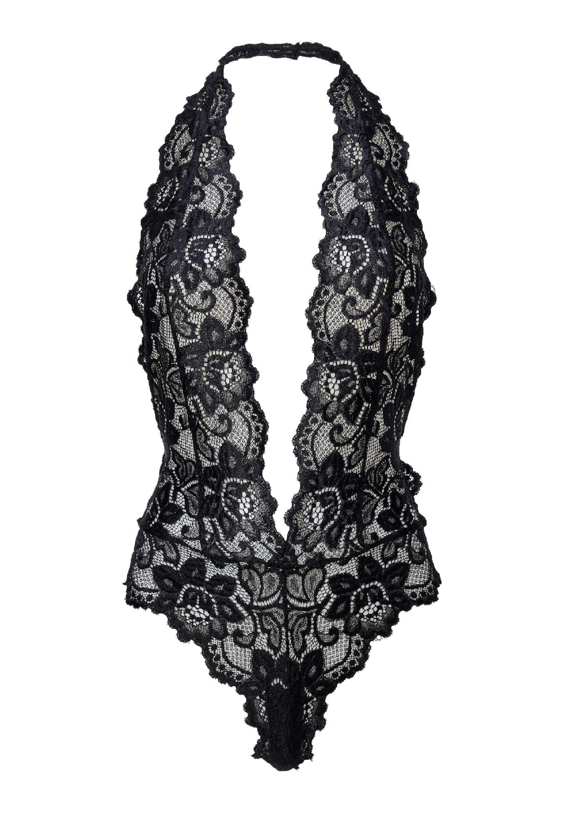 LingaDore Body in Zwart: voorkant