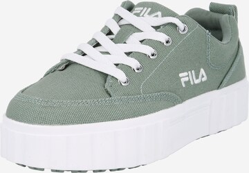 FILA Низкие кроссовки в Зеленый: спереди