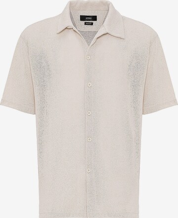 Antioch - Ajuste regular Camisa en beige: frente