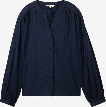 TOM TAILOR Blouse in Blauw: voorkant