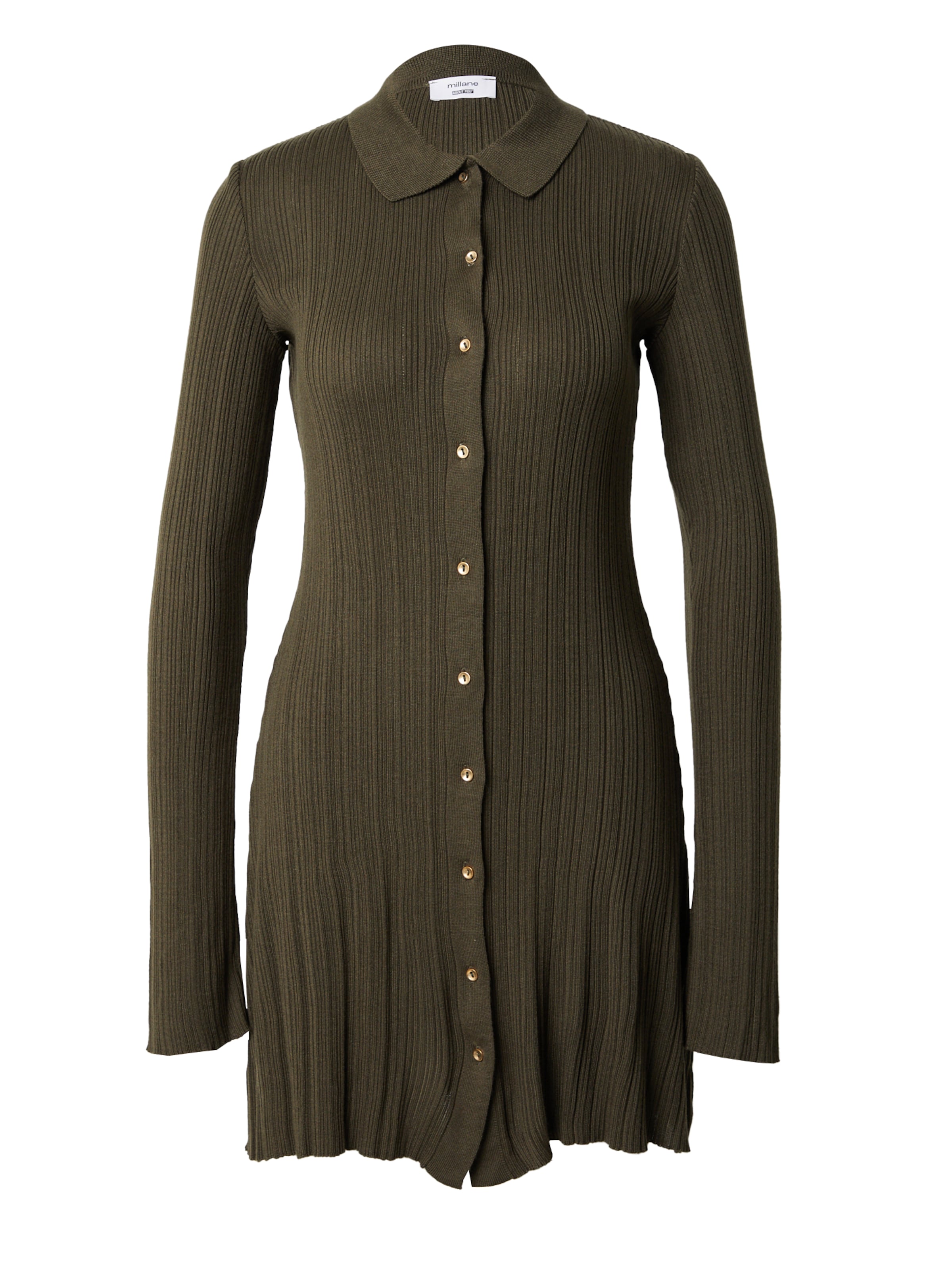 millane Трикотажное платье 'Adelina' в Зеленый: спереди