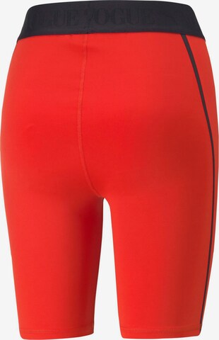 PUMA Skinny Športne hlače | rdeča barva
