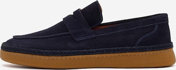 Derimod Moccasin in Blue: front