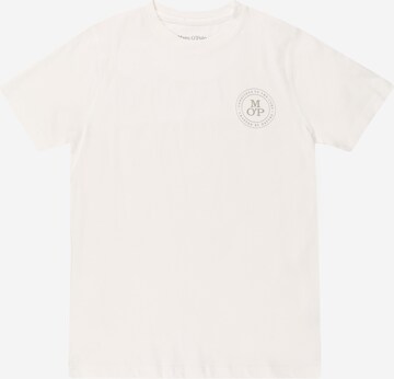 T-Shirt Marc O'Polo Junior en blanc : devant