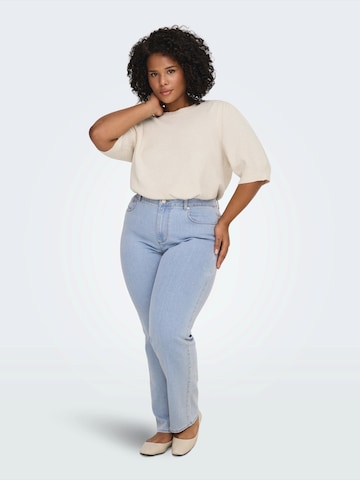 Pull-over 'CARRica' ONLY Carmakoma en beige