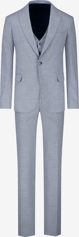 Prestije Slim fit Suit in Blue: front