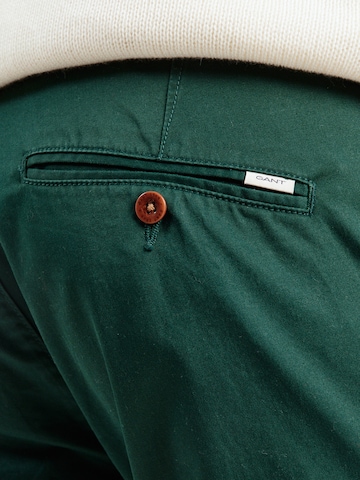 GANT Слим фит Панталон Chino в зелено