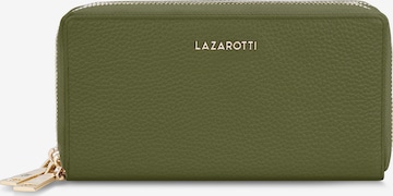 Lazarotti Wallet 'Bologna' in Green: front