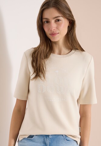 CECIL Sweatshirt in Beige: Vorderseite