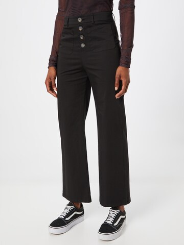 System Action Boot cut Pants 'IRENE' in Black: front