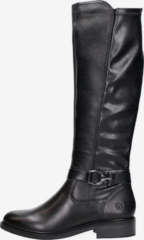 Boots 'Lange Laarzen' REMONTE en noir : devant