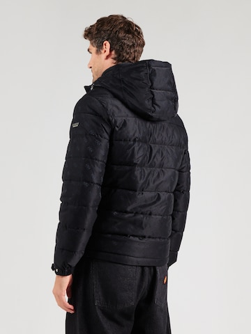 GUESS Демисезонная куртка в Черный