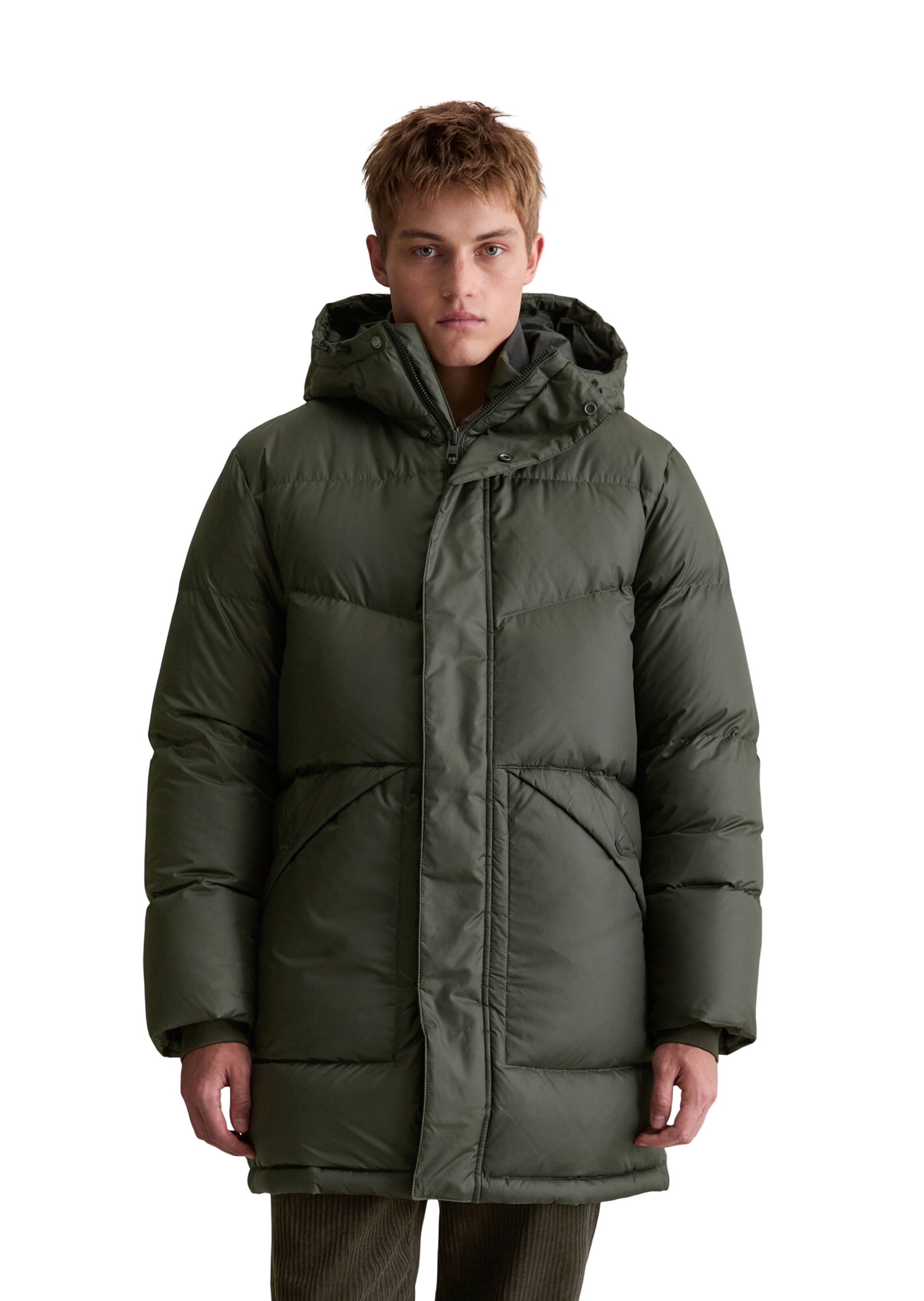 Marc O'Polo DENIM Winterjas in Zwart: voorkant