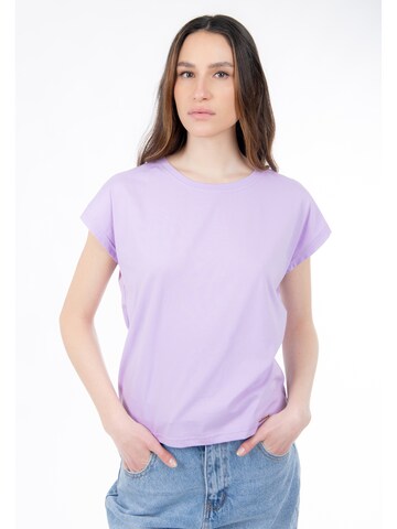 Influencer - Camiseta en lila: frente