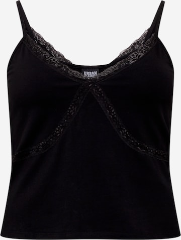 Urban Classics Top in Schwarz: predná strana