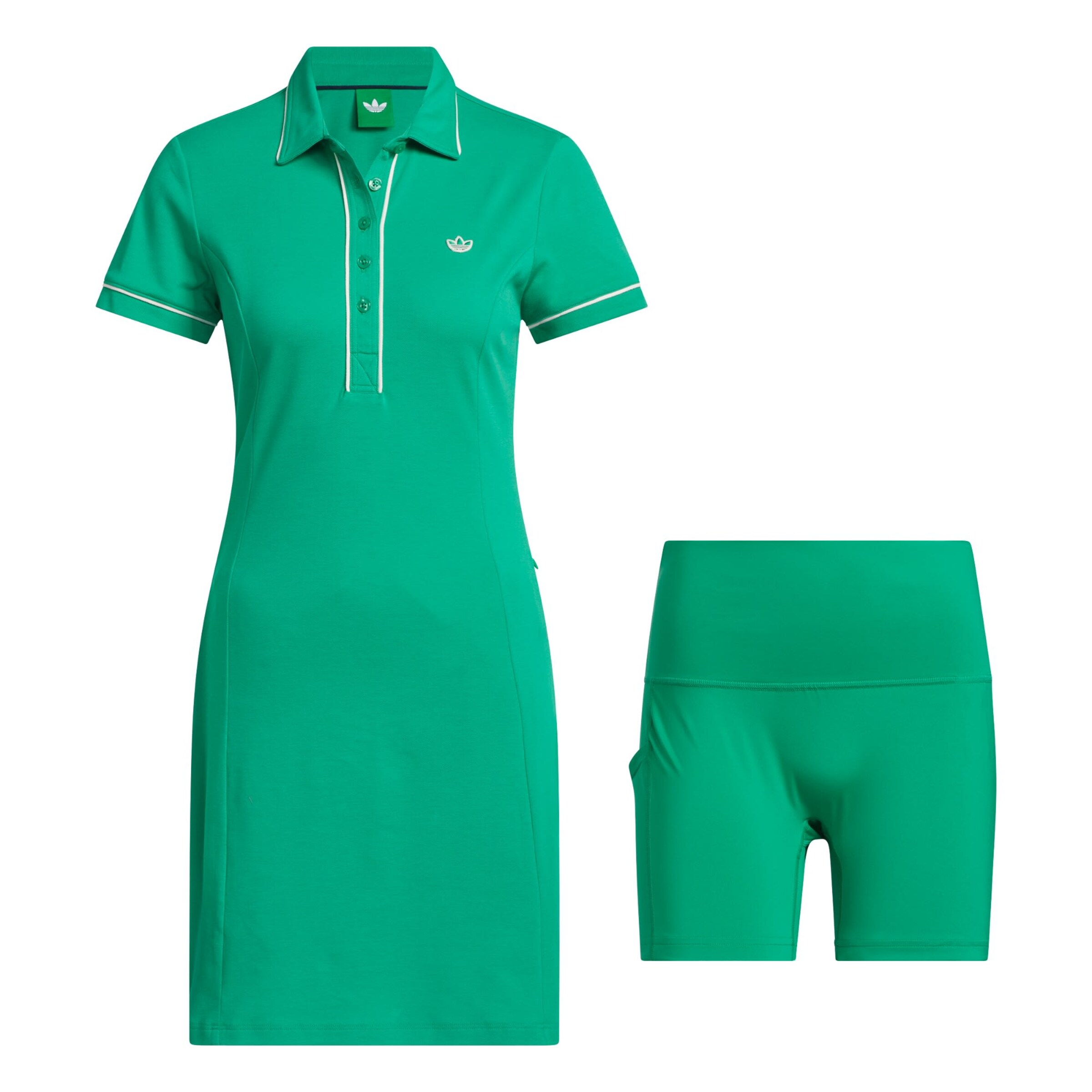 Robe de sport ADIDAS PERFORMANCE en vert : devant