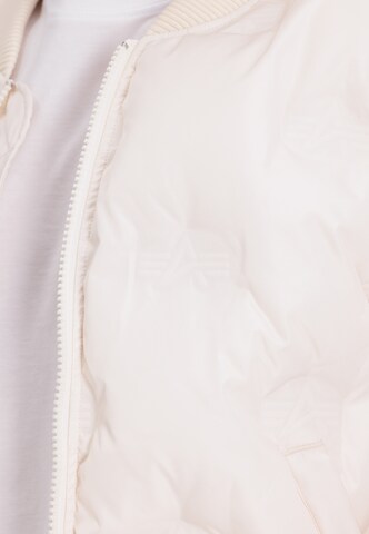 ALPHA INDUSTRIES Between-season jacket 'MA-1' in White
