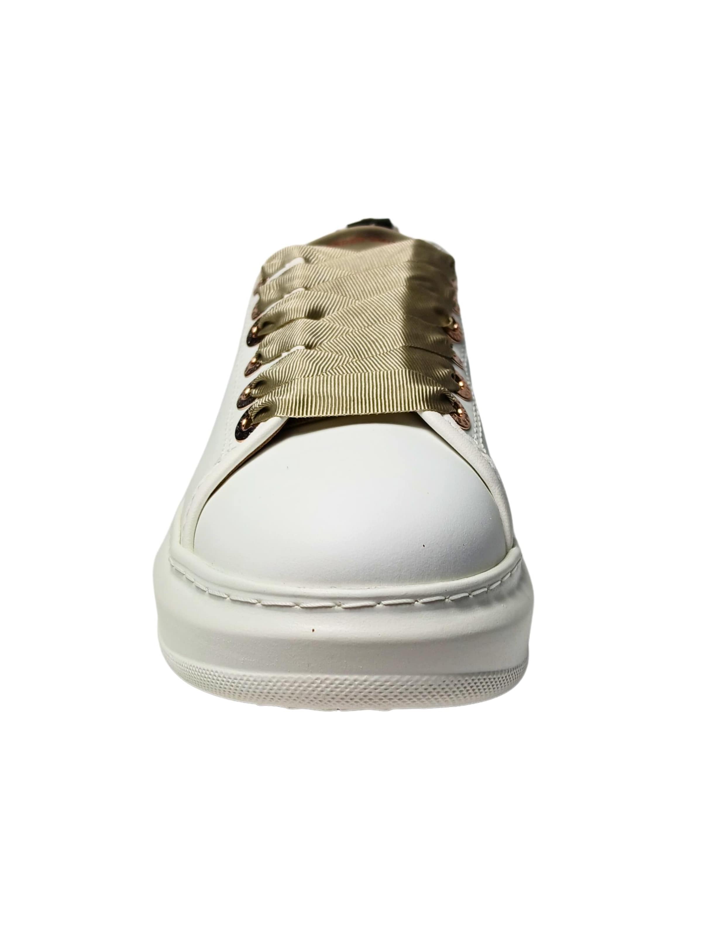 Alexander Smith Platform trainers in White