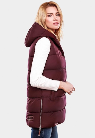 NAVAHOO Bodywarmer 'Madilynaa' in Rood