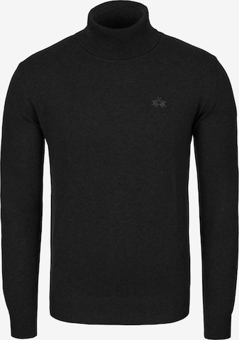 Pullover di La Martina in nero: frontale