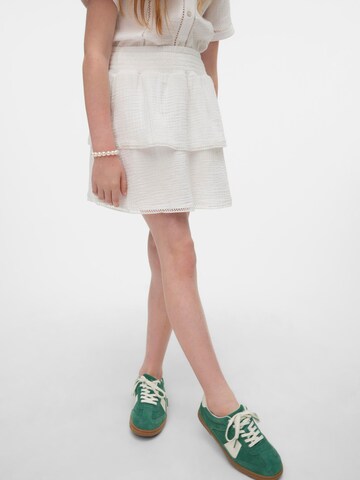 Vero Moda Girl Rok 'VMNatali' in Wit: voorkant