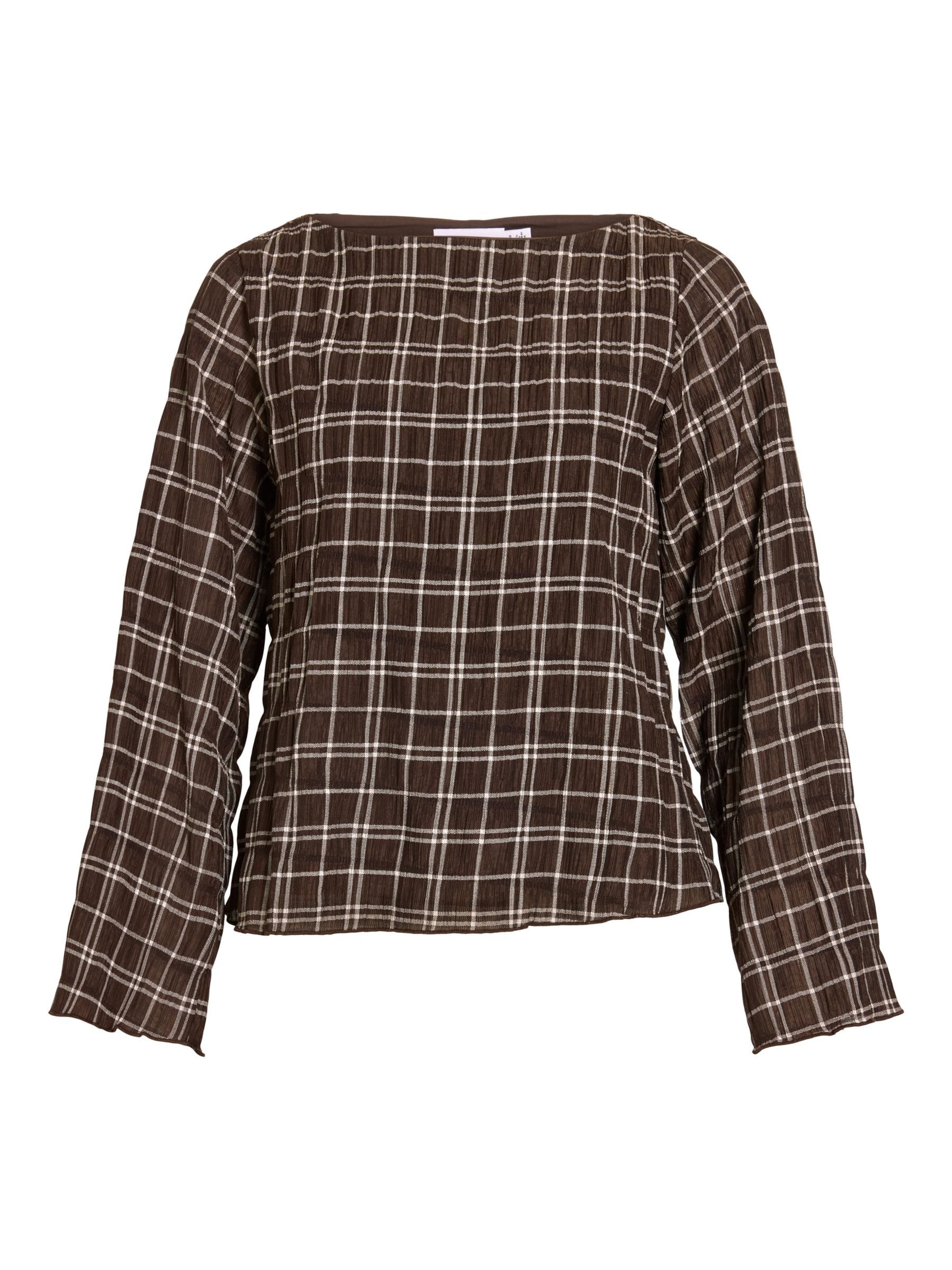 VILA Blouse 'VIEBLA' in Bruin: voorkant