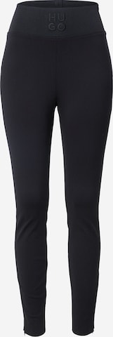 HUGO Red Skinny Leggings 'Hinini' in Black: front