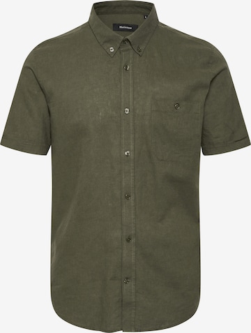 Matinique Button Up Shirt 'Trostol ' in Green: front