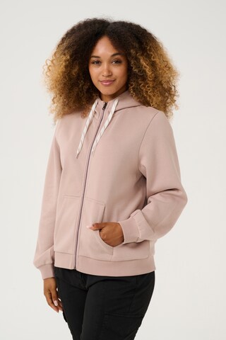Love Copenhagen Sweatvest 'Sammi' in Roze: voorkant