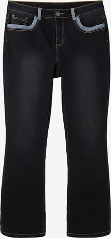 SHEEGO Boot cut Jeans in Black: front