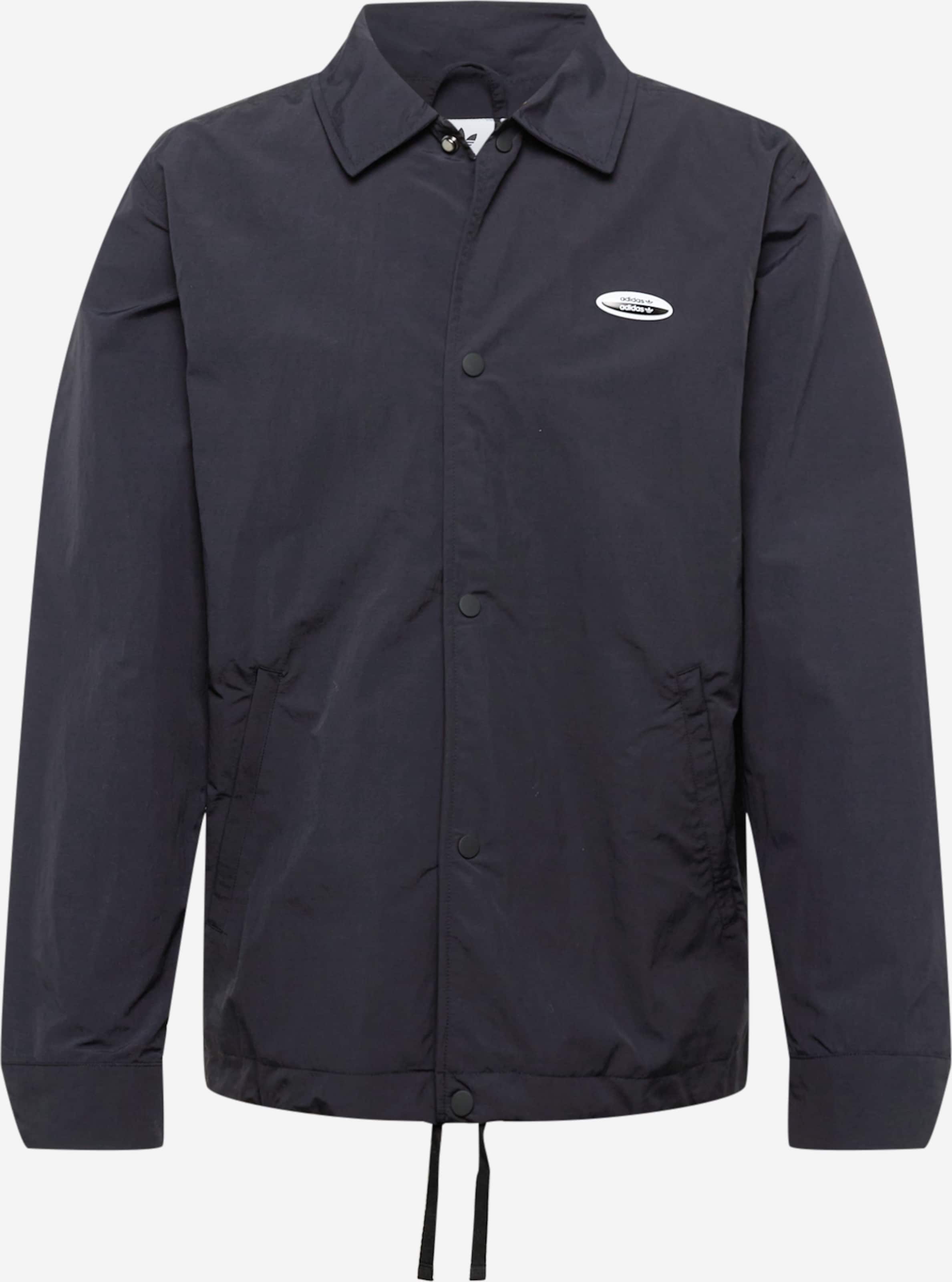 ADIDAS ORIGINALS Between-Season Jacket 'Q1 Coach' in Black