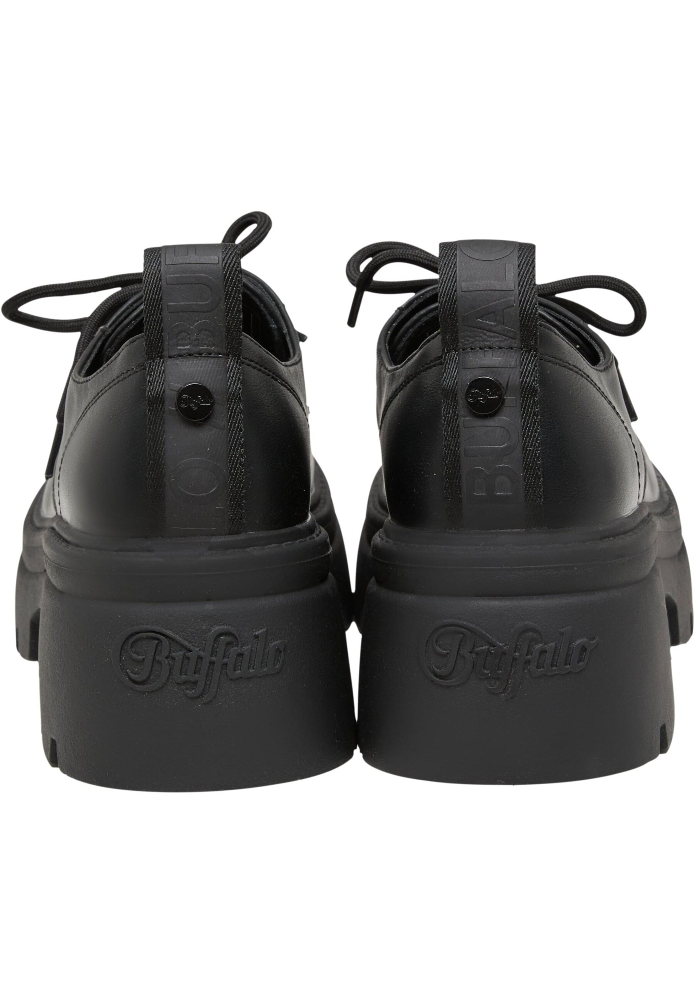BUFFALO Fűzős cipő 'Zaven' - fekete