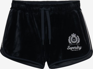 Regular Pantalon 'Country Club' Superdry & Co en noir : devant