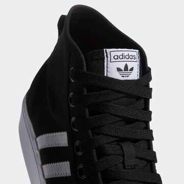 Baskets hautes 'Nizza' ADIDAS ORIGINALS en noir