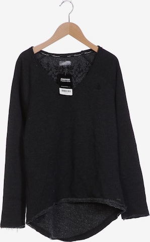DREIMASTER Sweatshirt & Zip-Up Hoodie in L in Grey: front