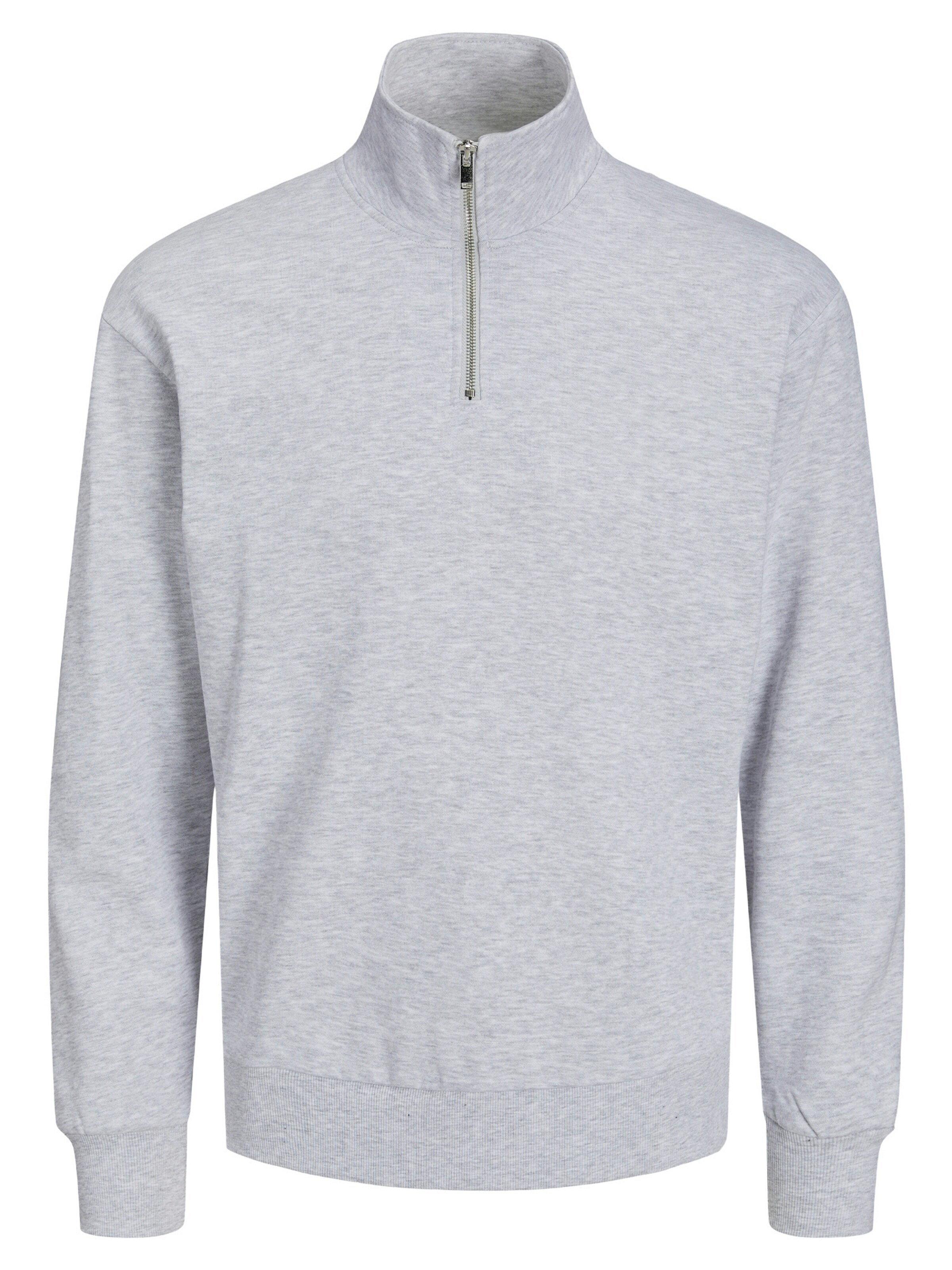 JACK & JONES Sweatshirt 'Bradley' in Grey: front