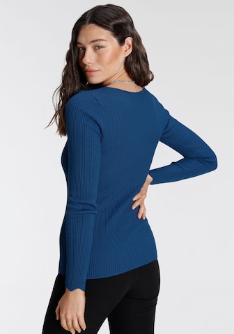 LAURA SCOTT Pullover in Blau