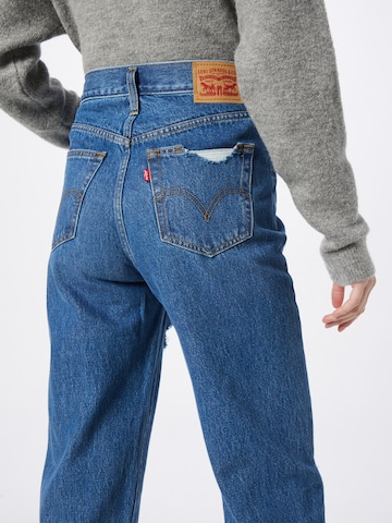 LEVI'S ® Normalny krój Jeansy 'High Waisted Mom Jean' w kolorze niebieski