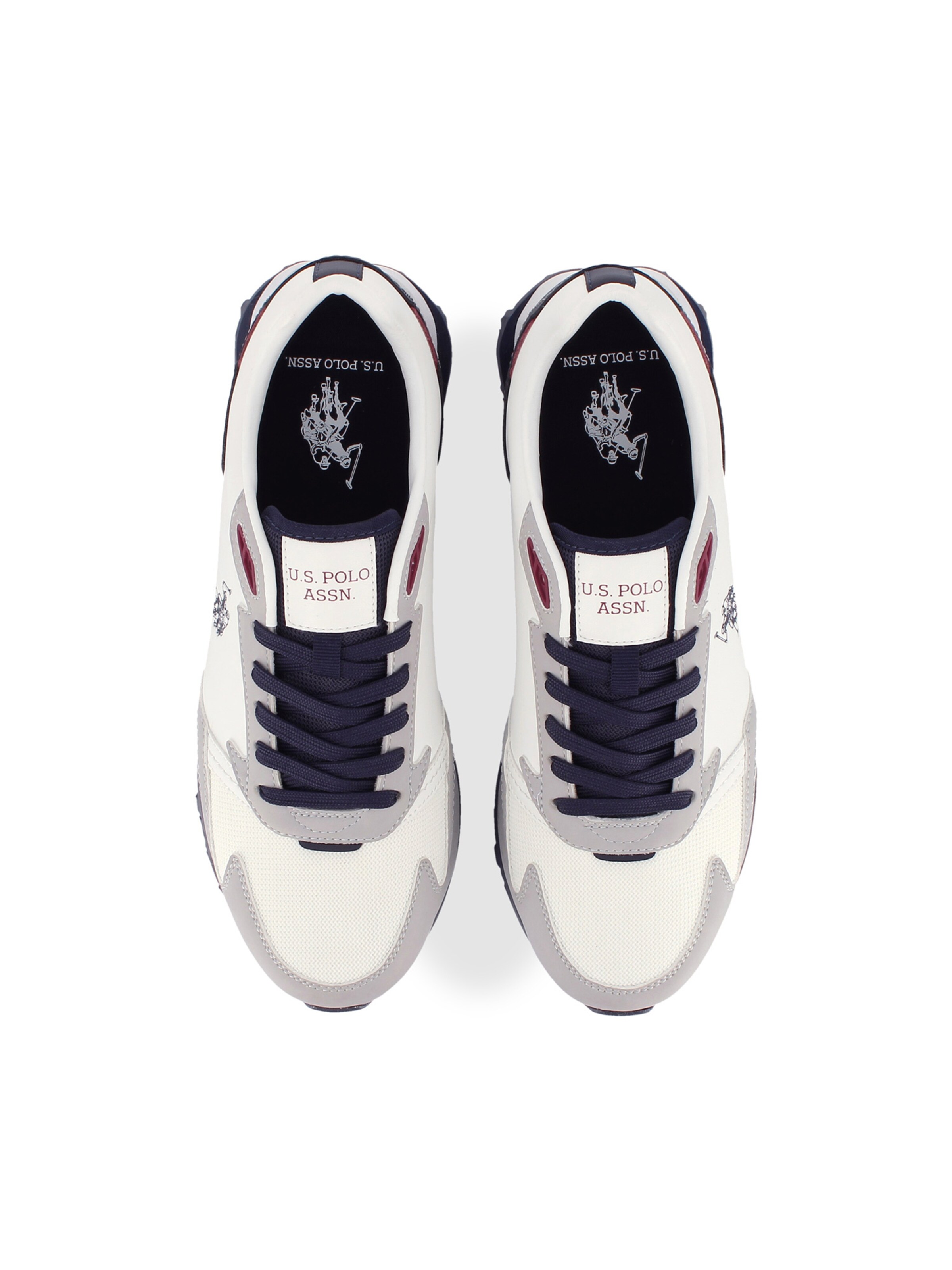 Baskets basses 'April' US POLO ASSN. en blanc