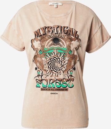 GARCIA T-Shirt in Beige: predná strana