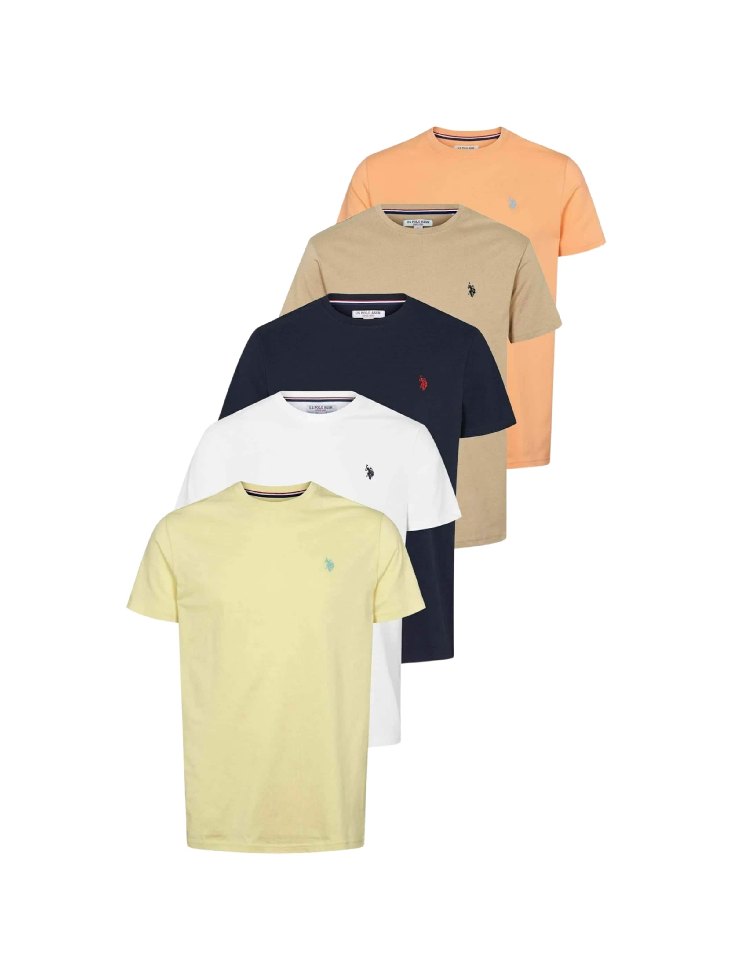 U.S. POLO ASSN. Regular Fit Skjorte ' Arjun 5-pack ' i blandingsfarvet: forside