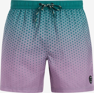 PROTEST Board Shorts 'PRTNorthaw' in Green: front