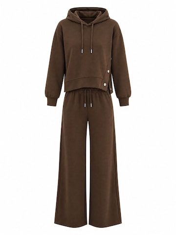Lady Bersan Leisure suit 'Zweiteiliges Set' in Brown: front