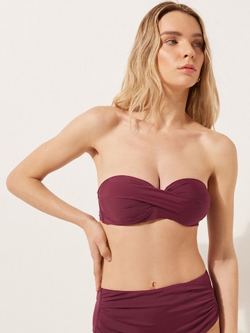 CALZEDONIA Bandeau Bikinitop 'Indonesia' in Rot