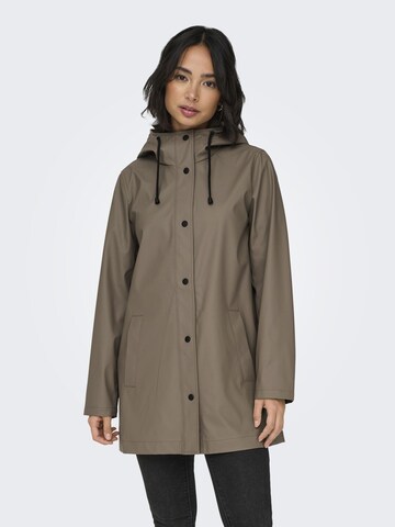 Manteau mi-saison ONLY en marron : devant