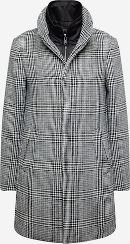 Matinique Between-Seasons Coat 'Harvey' in Grey: front