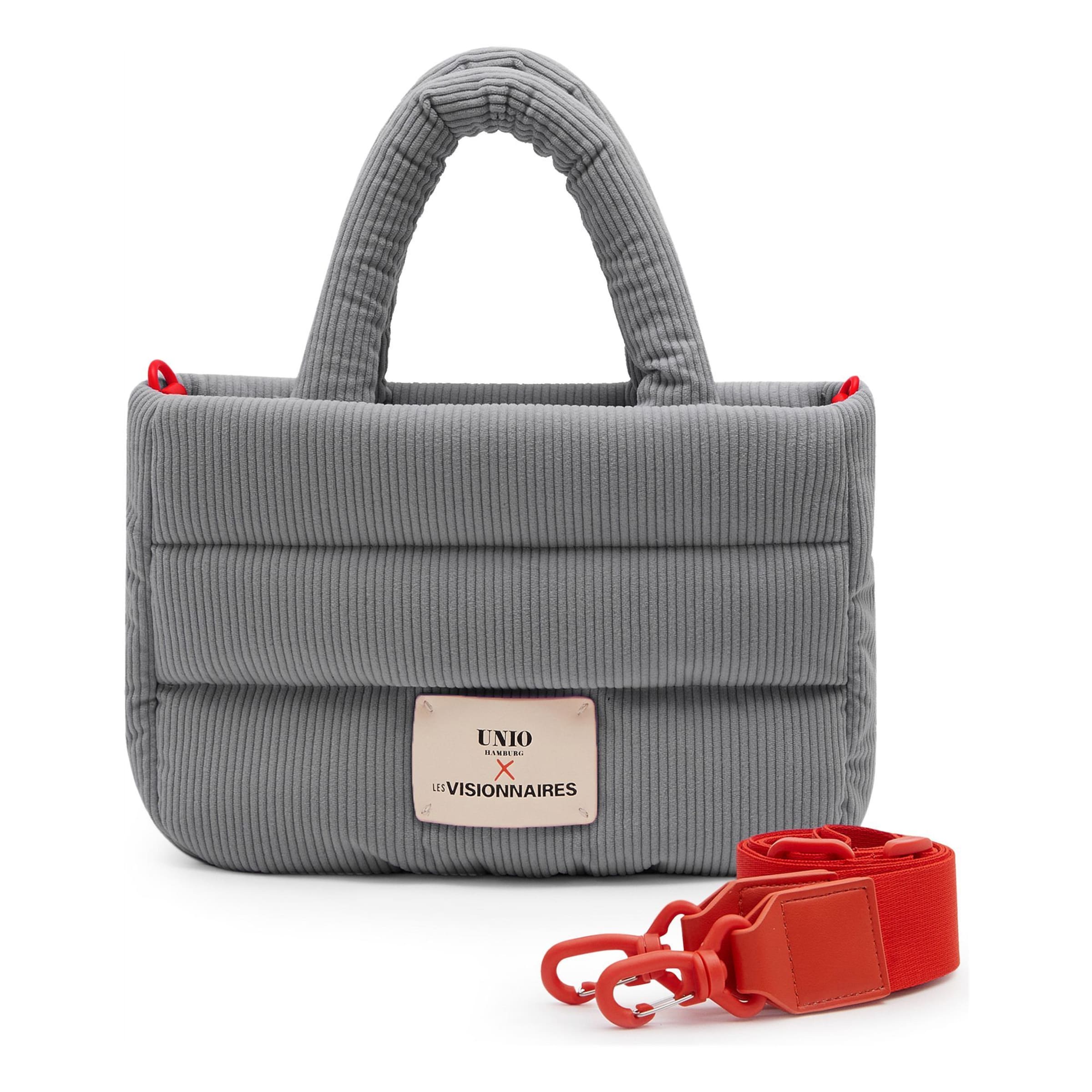 Les Visionnaires Handbag 'Unio Cortina' in Grey: front