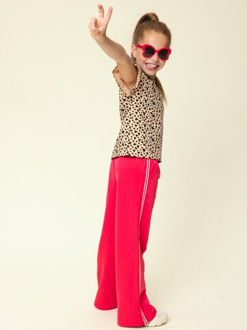 Wide Leg Pantalon Looxs Revolution en rouge