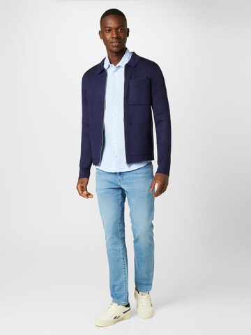 BURTON MENSWEAR LONDON Gebreid vest in Blauw